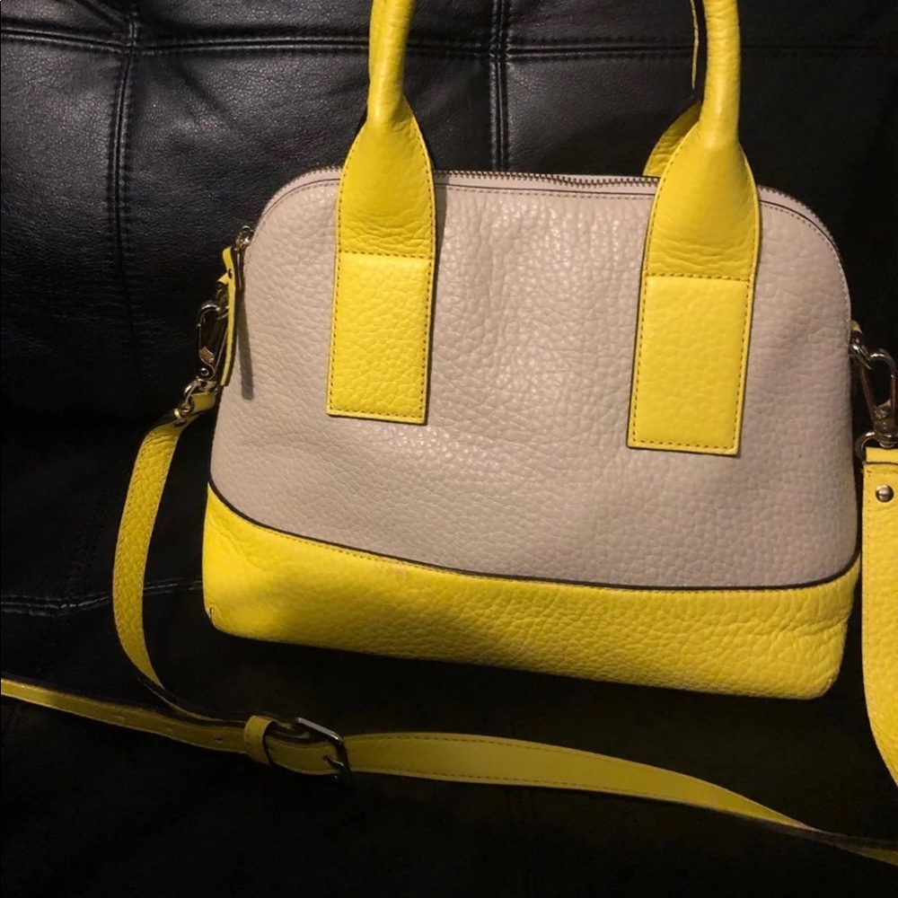 Kate Spade Two-Tone Leather Satchel/purse - Picture 7 of 9